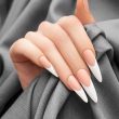 Manicure tytanowy z przedłużeniem