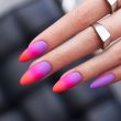 Manicure tytanowy ombre